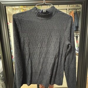 Lands' End women’s black lace Sweater